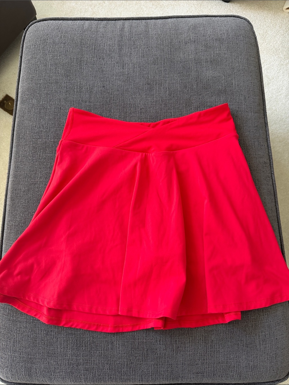 Fabletics Red Tennis Skirt
